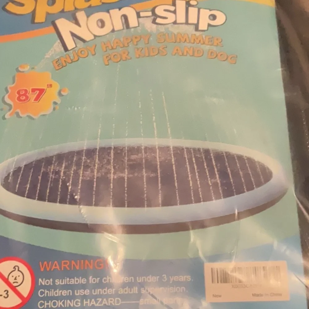 Blue Splash Pad Non-Slip for Dogs